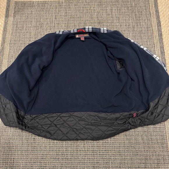 Plaid Shirt Jacket - Black and Gray - Picture 2 of 3